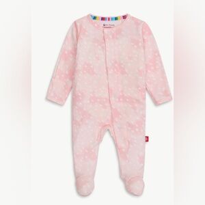 Magnetic Me Pink Doeskin Footie Newborn (5-8 lbs)